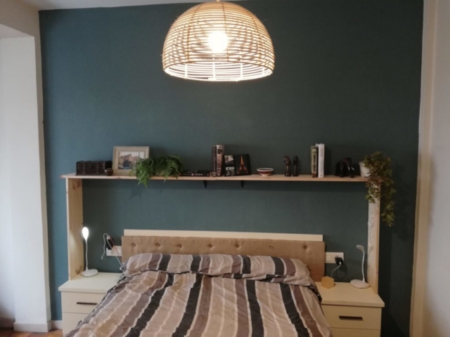 Estante para cabecero de cama - SUPER FÁCIL - Mi Hogar Mejor